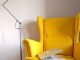 Photo Adjustable brightness floor lamp creates a comfortable atmosphere in the living room