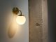 Photo brass sconce